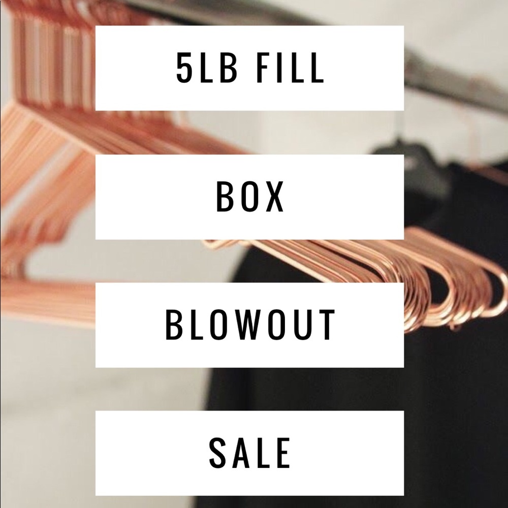 5LB Resale/ Keep Box Of Clothes